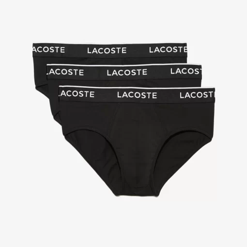 Lacoste Unterwäsche & Loungewear>3Er-Pack Herrenslips Schwarz 031