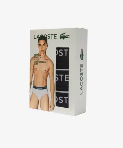 Lacoste Unterwäsche & Loungewear>3Er-Pack Herrenslips Schwarz 031