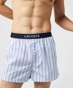 Lacoste Unterwäsche & Loungewear>3Er-Set Slips Authentics Navy Blau / Blau / Navy Blau Nw1