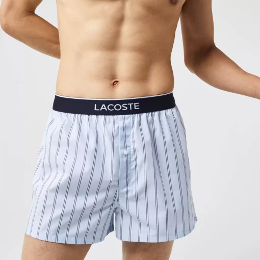 Lacoste Unterwäsche & Loungewear>3Er-Set Slips Authentics Navy Blau / Blau / Navy Blau Nw1