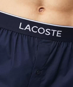 Lacoste Unterwäsche & Loungewear>3Er-Set Slips Authentics Navy Blau / Blau / Navy Blau Nw1