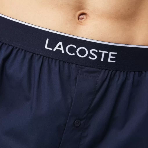 Lacoste Unterwäsche & Loungewear>3Er-Set Slips Authentics Navy Blau / Blau / Navy Blau Nw1