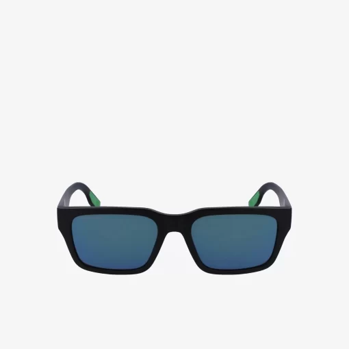 Lacoste Sonnenbrillen>Active Sonnenbrille Mit Eckigem Rahmen Matte Black 002