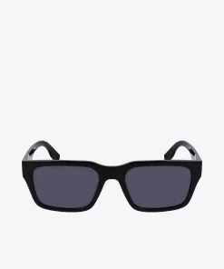 Lacoste Sonnenbrillen>Active Sonnenbrille Mit Eckigem Rahmen Black / Blue / Black 001