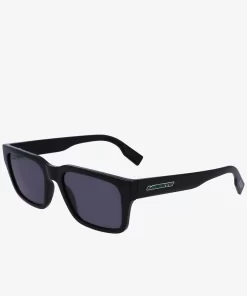 Lacoste Sonnenbrillen>Active Sonnenbrille Mit Eckigem Rahmen Black / Blue / Black 001