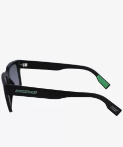 Lacoste Sonnenbrillen>Active Sonnenbrille Mit Eckigem Rahmen Matte Black 002