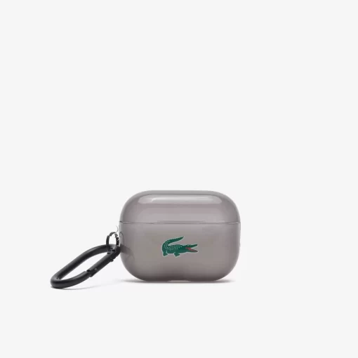 Lacoste Iphone Cases>Airpods Pro 2 Etui Mit Croc-Aufdruck Black 000