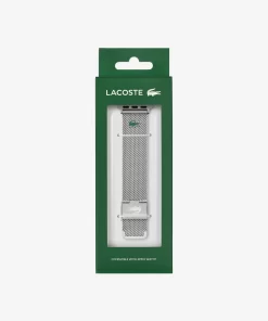 Lacoste Uhren>Apple-Watch Riemen Aus Edelstahl-Mesh Silber 000