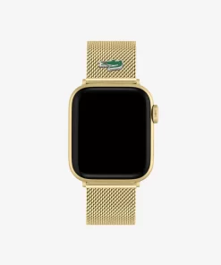 Lacoste Uhren>Apple-Watch Riemen Aus Goldfarbenem Mesh Gold 000