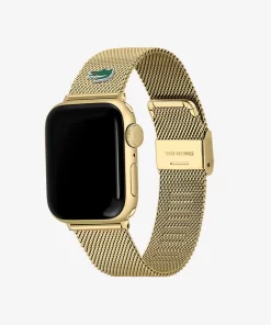 Lacoste Uhren>Apple-Watch Riemen Aus Goldfarbenem Mesh Gold 000