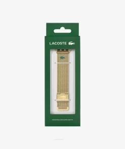 Lacoste Uhren>Apple-Watch Riemen Aus Goldfarbenem Mesh Gold 000