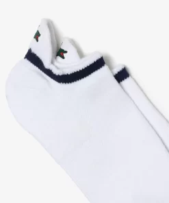 Lacoste Sportbekleidung>Atmungsaktive Sport-Socken Weis / Navy Blau 522