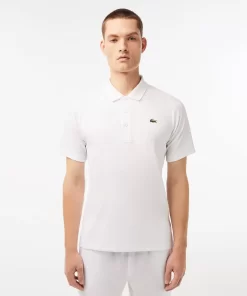 Lacoste Sportbekleidung>Atmungsaktives Heeren Polo Sport Weis 001