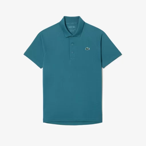 Lacoste Tennis>Atmungsaktives Heeren Polo Sport Blau Iy4