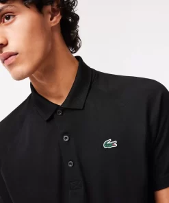 Lacoste Sportbekleidung>Atmungsaktives Heeren Polo Sport Schwarz 031