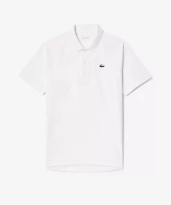 Lacoste Sportbekleidung>Atmungsaktives Heeren Polo Sport Weis 001