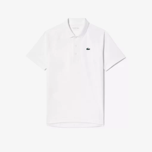 Lacoste Sportbekleidung>Atmungsaktives Heeren Polo Sport Weis 001