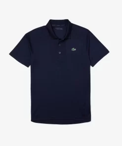 Lacoste Sportbekleidung>Atmungsaktives Heeren Polo Sport Navy Blau 166