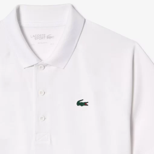 Lacoste Sportbekleidung>Atmungsaktives Heeren Polo Sport Weis 001