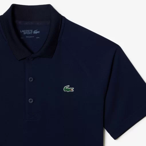 Lacoste Sportbekleidung>Atmungsaktives Heeren Polo Sport Navy Blau 166