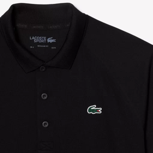 Lacoste Sportbekleidung>Atmungsaktives Heeren Polo Sport Schwarz 031