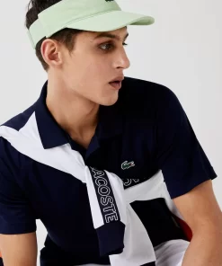 Lacoste Sportbekleidung>Atmungsaktives Heeren Polo Sport Navy Blau 166