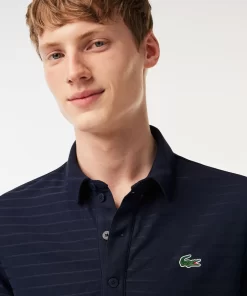 Lacoste Golf>Atmungsaktives Herren-Golf Polo Sport Navy Blau 166