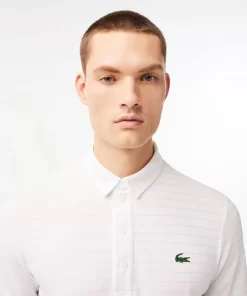 Lacoste Golf>Atmungsaktives Herren-Golf Polo Sport Weis 001