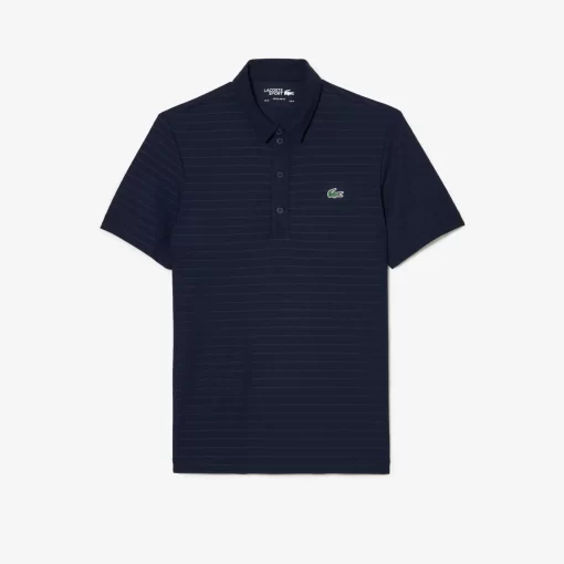 Lacoste Golf>Atmungsaktives Herren-Golf Polo Sport Navy Blau 166