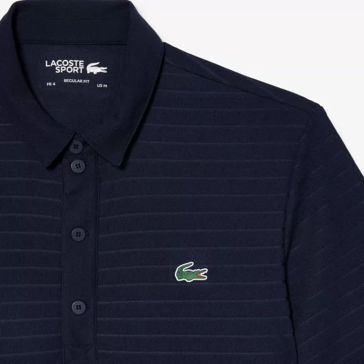 Lacoste Golf>Atmungsaktives Herren-Golf Polo Sport Navy Blau 166