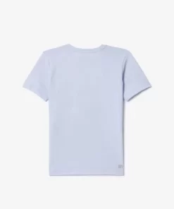 Lacoste Jungenkleidung>Atmungsaktives Jungen T-Shirt Sport Hellblau J2G