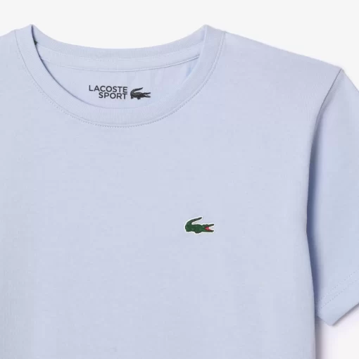 Lacoste Jungenkleidung>Atmungsaktives Jungen T-Shirt Sport Hellblau J2G