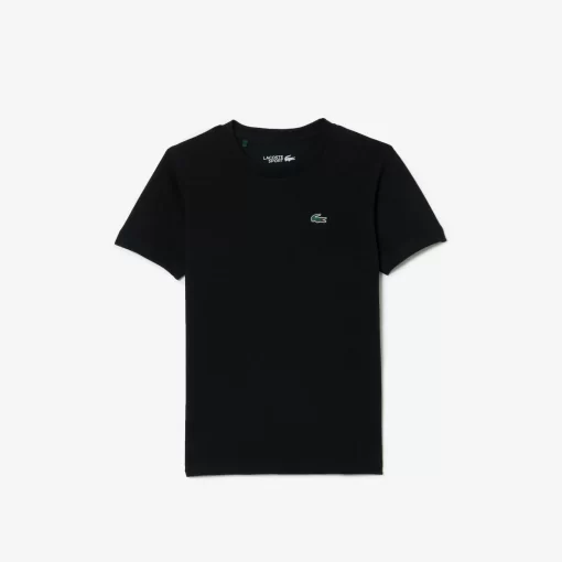 Lacoste Jungenkleidung>Atmungsaktives Jungen T-Shirt Sport Schwarz 031