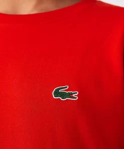 Lacoste Jungenkleidung>Atmungsaktives Jungen T-Shirt Sport Rot 240