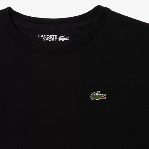 Lacoste Jungenkleidung>Atmungsaktives Jungen T-Shirt Sport Schwarz 031