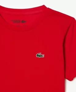 Lacoste Jungenkleidung>Atmungsaktives Jungen T-Shirt Sport Rot 240