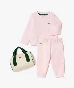 Lacoste Accessoires>Baby Jogger Set Aus Bio-Baumwolle Hellrosa T03