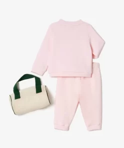 Lacoste Accessoires>Baby Jogger Set Aus Bio-Baumwolle Hellrosa T03