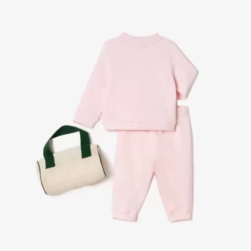 Lacoste Accessoires>Baby Jogger Set Aus Bio-Baumwolle Hellrosa T03