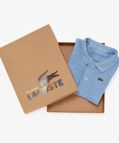 Lacoste Bekleidung>Baby-Box-Set Mit Strampler Aus Bio-Baumwolle In Recycelter Box. Blau Fts