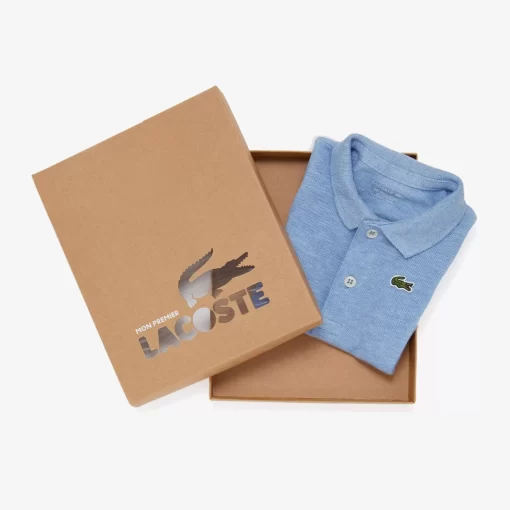 Lacoste Bekleidung>Baby-Box-Set Mit Strampler Aus Bio-Baumwolle In Recycelter Box. Blau Fts