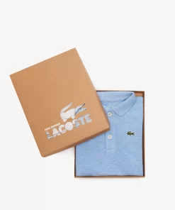 Lacoste Bekleidung>Baby-Box-Set Mit Strampler Aus Bio-Baumwolle In Recycelter Box. Blau Fts