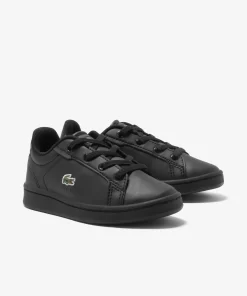 Lacoste Schuhe>Baby-Sneakers Carnaby Pro Aus Synthetischen Fasern Black / Black 02H