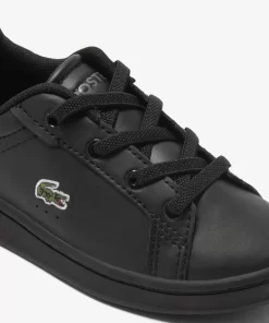 Lacoste Schuhe>Baby-Sneakers Carnaby Pro Aus Synthetischen Fasern Black / Black 02H