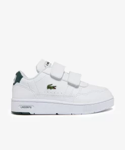 Lacoste Schuhe>Baby-Sneakers T-Clip Aus Synthetik White/Dark Green 1R5