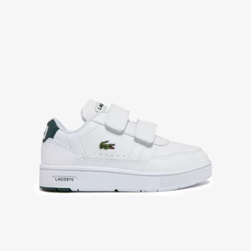 Lacoste Schuhe>Baby-Sneakers T-Clip Aus Synthetik White/Dark Green 1R5