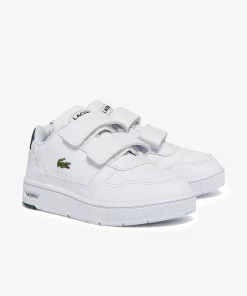 Lacoste Schuhe>Baby-Sneakers T-Clip Aus Synthetik White/Dark Green 1R5