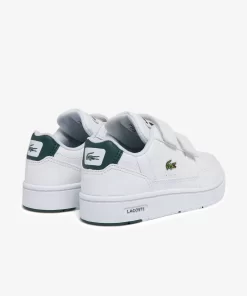 Lacoste Schuhe>Baby-Sneakers T-Clip Aus Synthetik White/Dark Green 1R5