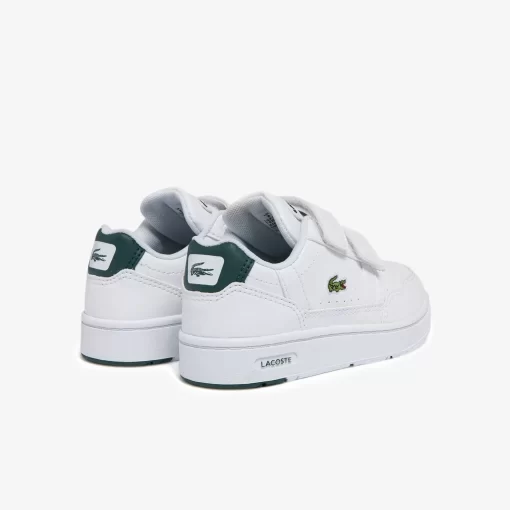 Lacoste Schuhe>Baby-Sneakers T-Clip Aus Synthetik White/Dark Green 1R5