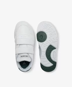 Lacoste Schuhe>Baby-Sneakers T-Clip Aus Synthetik White/Dark Green 1R5